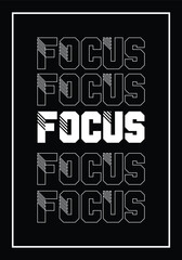 background focus text