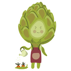 Cute Character plant Illustration