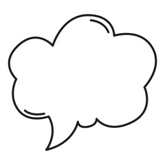 bubble talk transparent background