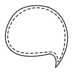 Fototapeta premium bubble talk transparent background