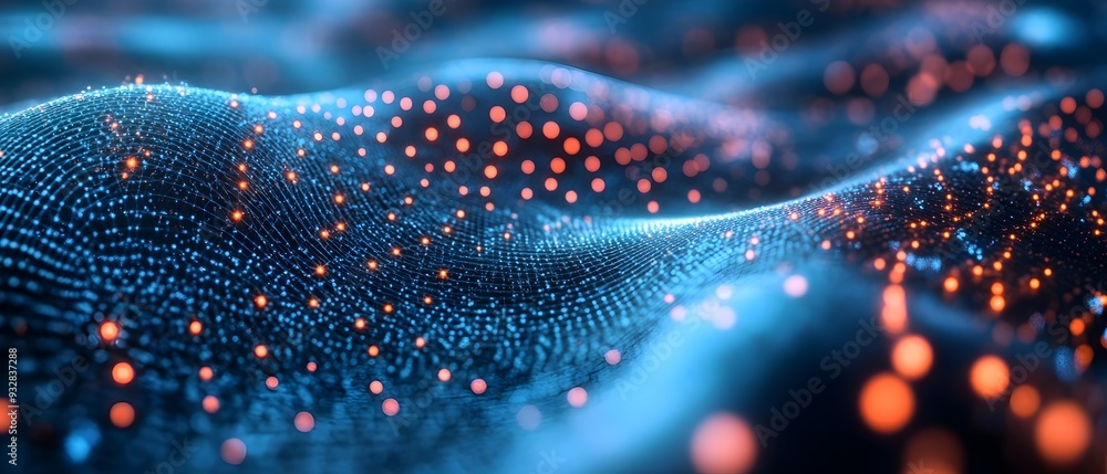 Aufkleber visualizing the role of nanostructures in advancing electronic devices through a and conceptual phot