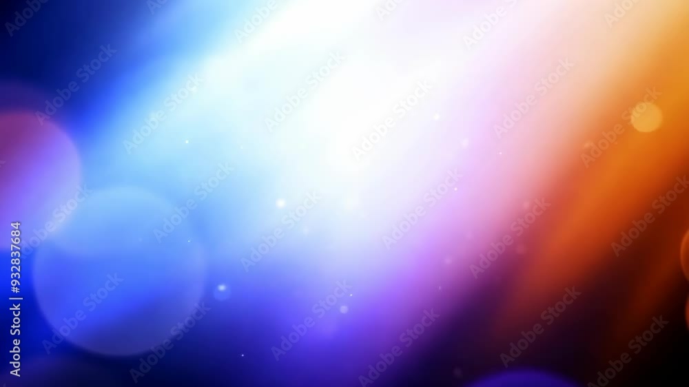 Poster colorful light streaks moving dynamically in an abstract display at night
