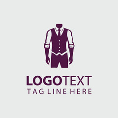 Man Dress Logo Illustrations 