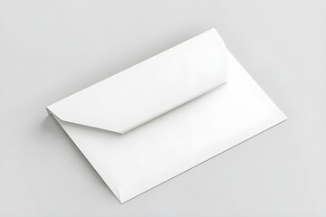 Realistic White Envelope C5/C6 mockup, Blank letter paper, c5 c6 template 3d Rendering isolated on light gray background