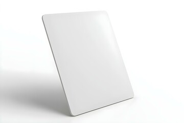 Fototapeta premium White Credit/Debit Card, 3D Rendered Isolated on White Background