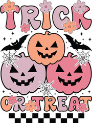 trick or treat t-shirt design