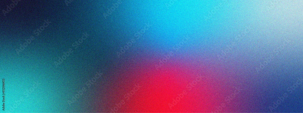 Poster purple noisy color gradient banner, grainy textured backdrop design. purple, blue color gradient bac