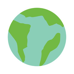 earth cartoon illustration with transparent background