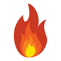 fire cartoon with transparent background
