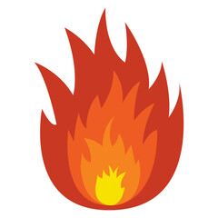 fire cartoon with transparent background