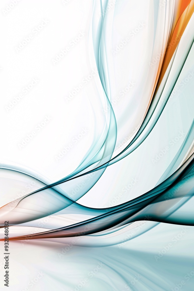 Poster a dynamic abstract background with a blend of bright and muted colors, leaving a clear area for copy