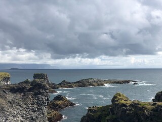 Obraz premium Crocodile rock in the sea