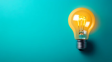 A light bulb, creative inspiration theme