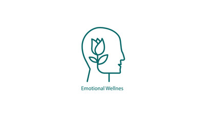 Vector Icon: Emotional Wellness and Mental Health
