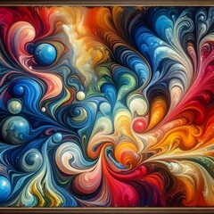 Obraz premium Whirlwind of Colors