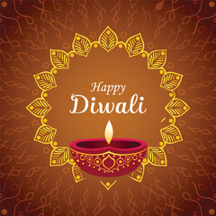Happy Diwali Festival Background