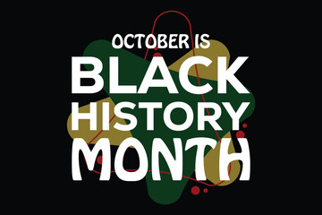 Obraz premium Black History Month. banner background vector illustration with awareness design.