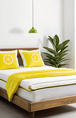 bedroom interior with bed