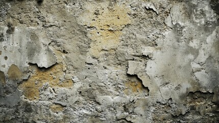 Fototapeta premium Old cement wall with exposed aggregate, rough and textured surface, vintage industrial