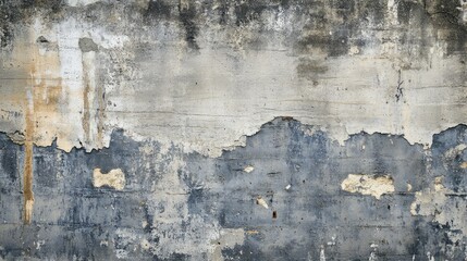 Old cement wall with faint markings from old signs, vintage urban decay, worn surface