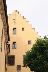 Blick in die Altstadt von Cham im Bayerischen Wald	