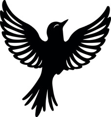 bird vector silhouette