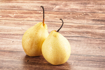 Yellow ripe sweet Chinese pear