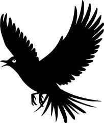 bird vector silhouette