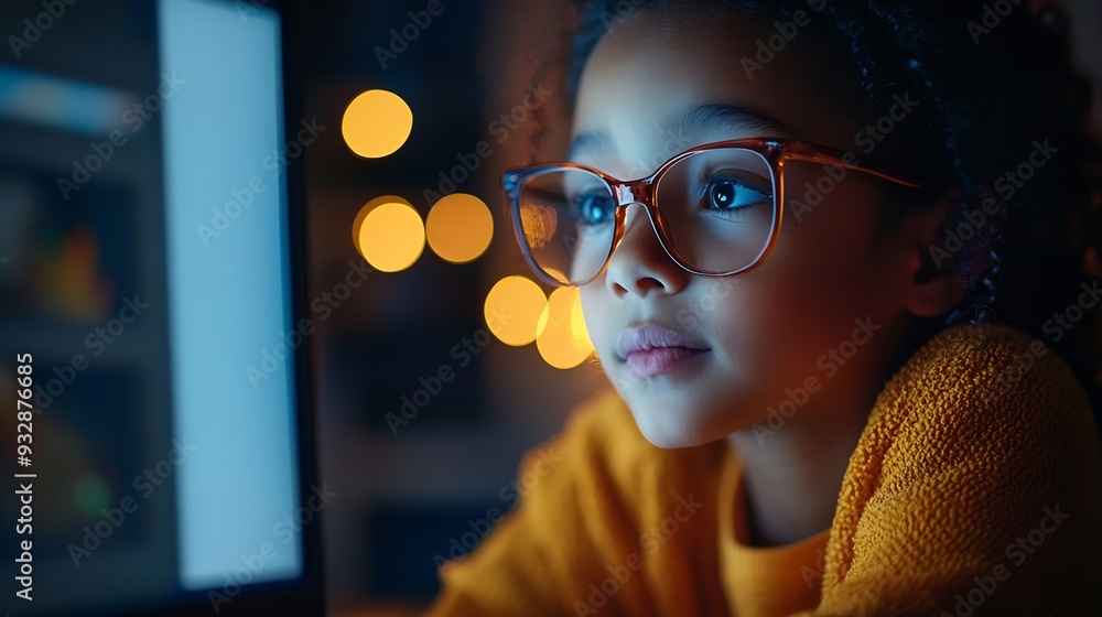 Aufkleber human with technology internet learning and study online class webinar technology elearning online e