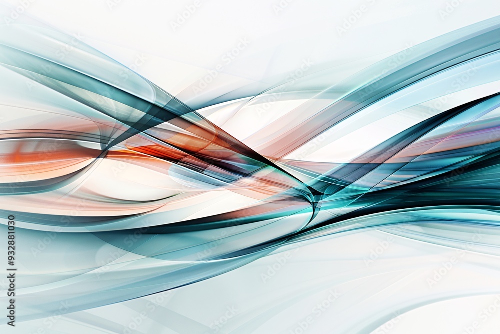 Poster An abstract background with swirling shapes and a dynamic color scheme, providing plenty of space for text in the center.