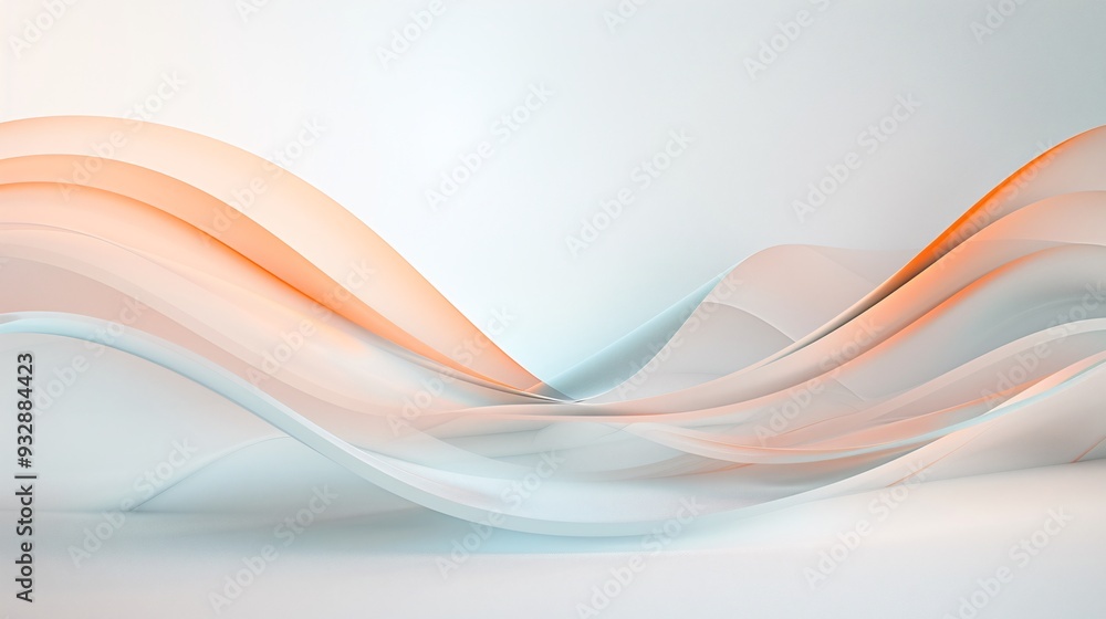 Poster a modern abstract background with intersecting shapes and soft gradients, featuring ample space for 