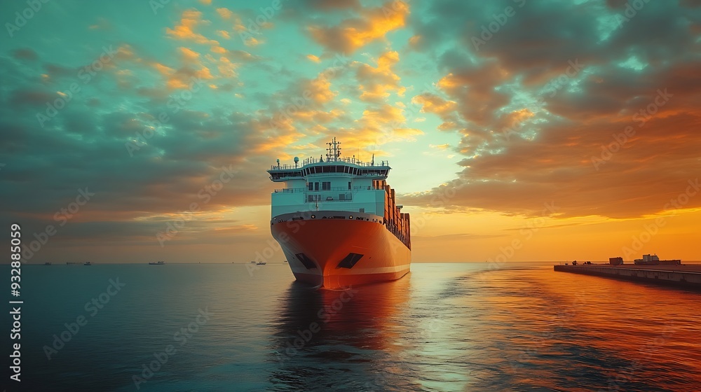 Poster roro is a specialized vessel for transporting vehicles containers and other cargoes in the port and 