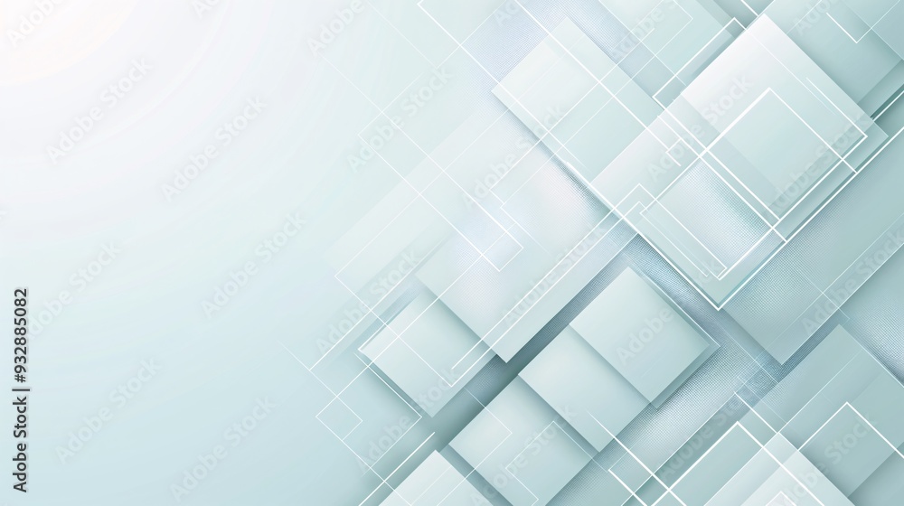 Poster a modern abstract background with intersecting shapes and soft gradients, featuring ample space for 