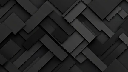 Stylish black abstract background featuring a geometric rhombus pattern, perfect for modern design projects.