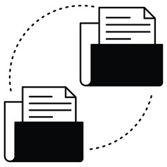 Case-Based Reasoning. This icon is ideal for representing case-based reasoning, its purpose, and its applications in various contexts.