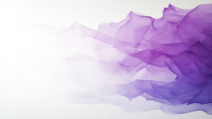 Obraz premium A soft purple watercolor background enhances any design with its charming splashes and textured elegance, ideal for banners.
