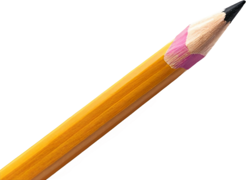 pencil isolated on white background
