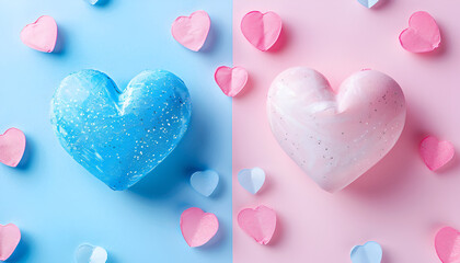 Obraz premium Valentine's Day decoration ideas.