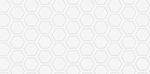 Abstract White Hexagonal Background. Luxury White Pattern. Vector Illustration. Futuristic abstract honeycomb mosaic white background. geometric mesh cell texture. modern futuristic wallpaper.