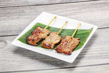 Thai cuisine - grilled pork skewer