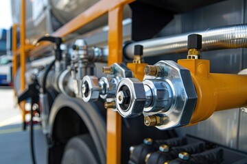 Obraz premium LNG pump nozzle