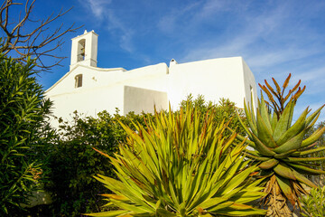 Church of Sant Llorenç de Balàfia, 18th century, Sant Llorenç, Ibiza, Balearic Islands, Spain