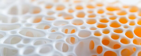 Obraz premium Bio-inspired scaffolds for tissue engineering, showcasing modern methods in regenerative medicine