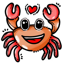 cartoon crab