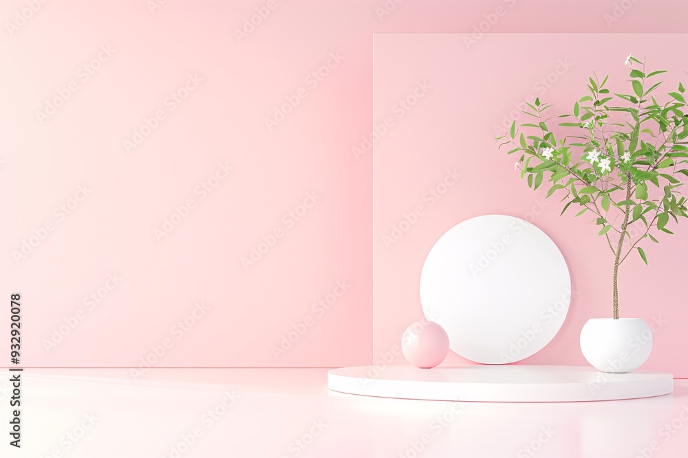 Poster a sophisticated 3d background with soft ambient lighting and gentle gradients provides an elegant pl