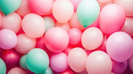 A Colorful Collection of Balloons