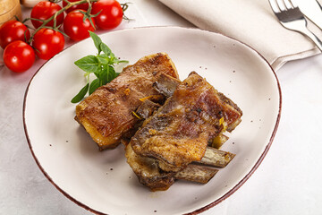 Roasted Lamb ribs with spices