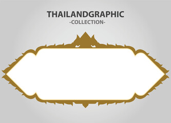 Vector element ethnic decorative ornament ethnic thai illustration