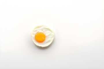 Fried Egg: A cooked egg with a set white and a yolk that can be either runny or fully cooked, often served as a breakfast item.