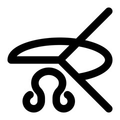 ascending node, north node, orbital node, ascending, astronomy, astronomical outline icon